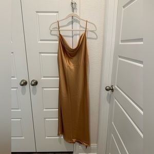 Cowl neck slip dress - new with tags